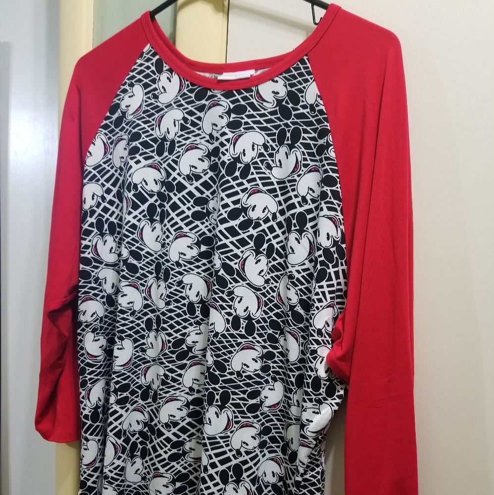 Nwot Lularoe Disney Mickey Mouse randy 3x
